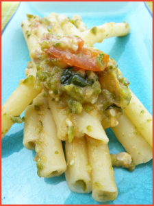 ziti-al-pesto-di-zucchine-vegan